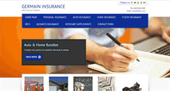 Desktop Screenshot of germainfamilyinsurance.com