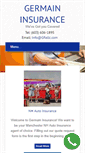 Mobile Screenshot of germainfamilyinsurance.com